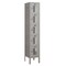 Salsbury Industries 5 Tier Box Vented Locker, 12"Wx66"Hx12"D, 5 Door, Gray, Unassembled 75152GY-U - alternate 1